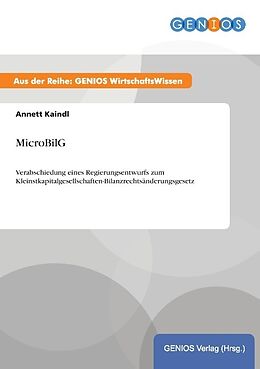 Kartonierter Einband MicroBilG von Annett Kaindl