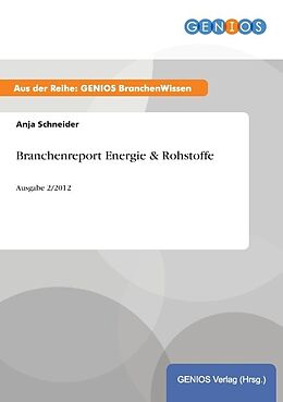 Kartonierter Einband Branchenreport Energie & Rohstoffe von Anja Schneider