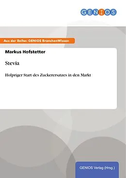 E-Book (pdf) Stevia von Markus Hofstetter