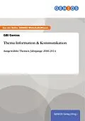 E-Book (pdf) Thema Information & Kommunikation von Gbi Genios