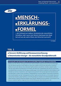 E-Book (epub) Die Mensch-Erklärungsformel (Teil 1) von K. Ostler