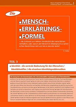 E-Book (epub) Die Mensch-Erklärungsformel (Teil 3) von K. Ostler