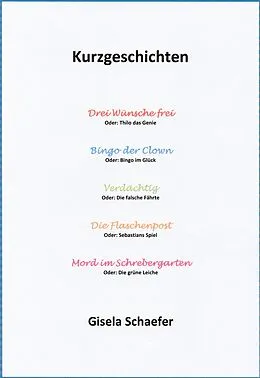 E-Book (epub) Kurzgeschichten von Gisela Schaefer