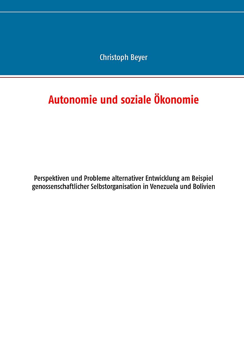 Autonomie und soziale Ökonomie