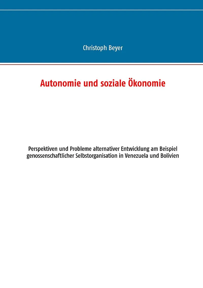 Autonomie und soziale Ökonomie