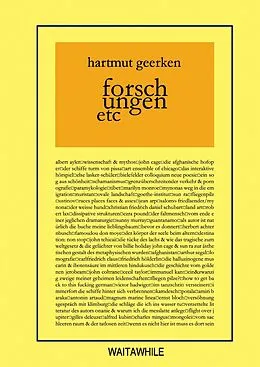 E-Book (epub) forschungen etc von Hartmut Geerken