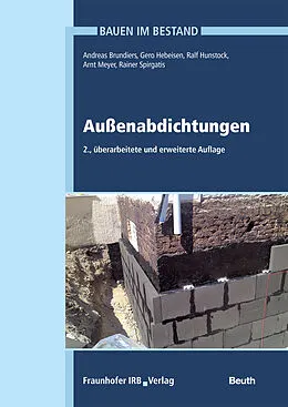E-Book (pdf) Außenabdichtungen von Andreas Brundiers, Gero Hebeisen, Ralf Hunstock