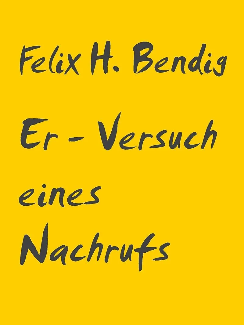 Er - Versuch eines Nachrufs