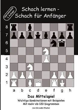 Kartonierter Einband Schach lernen - Schach für Anfänger - Das Mittelspiel von Alexander Fischer