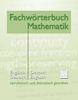 Kartonierter Einband Fachwörterbuch Mathematik von Matthias Heidrich