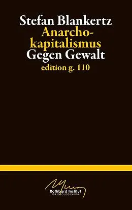 E-Book (epub) Anarchokapitalismus von Stefan Blankertz