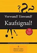 E-Book (epub) Vorwand? Einwand? Kaufsignal! von Werner F. Hahn