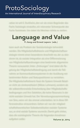 eBook (epub) Language and Value de Yi Jiang, Ernest Lepore