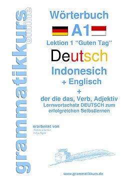 E-Book (epub) Wörterbuch Deutsch - Indonesisch - Englisch von Marlene Schachner, Edouard Akom