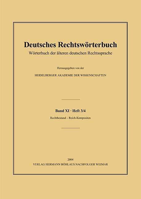 Deutsches Rechtswörterbuch