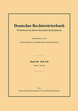 Kartonierter Einband Deutsches Rechtswörterbuch von 