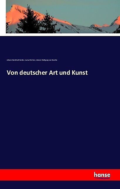 Von deutscher Art und Kunst