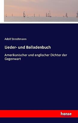 Kartonierter Einband Lieder- und Balladenbuch von Adolf Strodtmann
