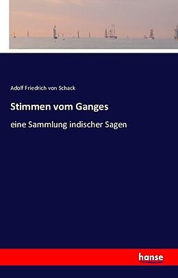 Kartonierter Einband Stimmen vom Ganges von Adolf Friedrich von Schack