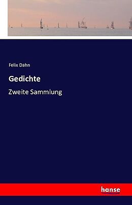 Kartonierter Einband Gedichte von Felix Dahn