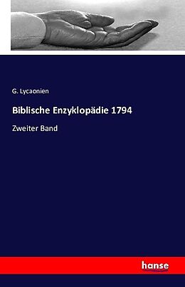 Kartonierter Einband Biblische Enzyklopädie 1794 von G. Lycaonien
