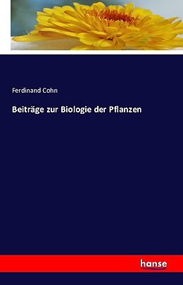 Kartonierter Einband Beiträge zur Biologie der Pflanzen von Ferdinand Cohn