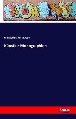 Kartonierter Einband Künstler-Monographien von H. Knackfuß, Fritz Knapp