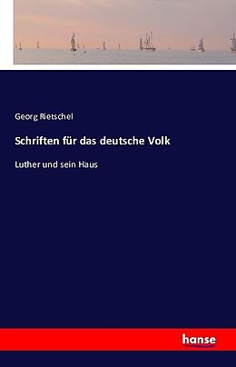 Kartonierter Einband Schriften für das deutsche Volk von Georg Rietschel