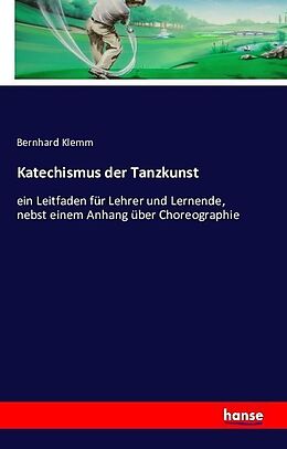Kartonierter Einband Katechismus der Tanzkunst von Bernhard Klemm
