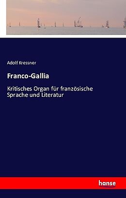 Kartonierter Einband Franco-Gallia von Adolf Kressner