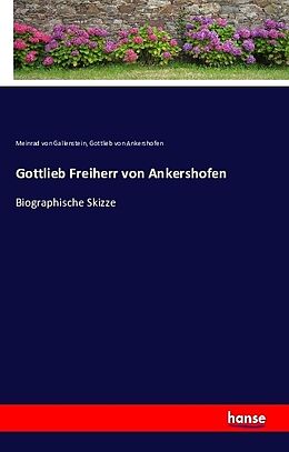 Kartonierter Einband Gottlieb Freiherr von Ankershofen von Meinrad von Gallenstein, Gottlieb von Ankershofen