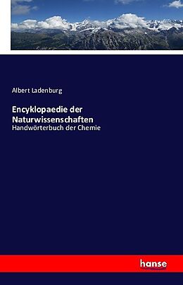 Kartonierter Einband Encyklopaedie der Naturwissenschaften von Albert Ladenburg