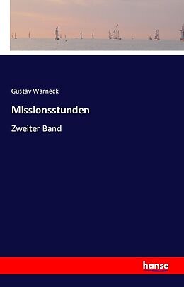 Kartonierter Einband Missionsstunden von Gustav Warneck