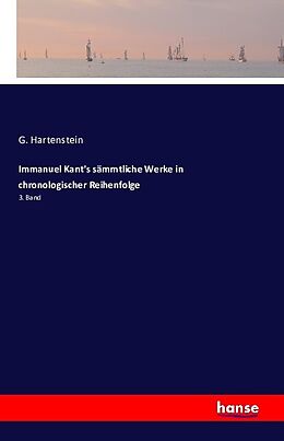 Kartonierter Einband Immanuel Kant's sämmtliche Werke in chronologischer Reihenfolge von G. Hartenstein