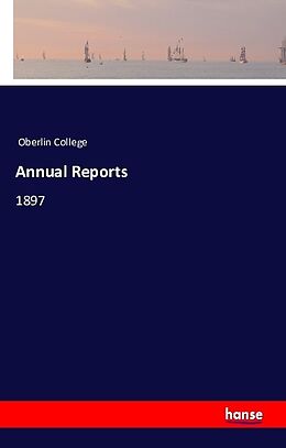 Couverture cartonnée Annual Reports de 