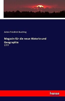 Kartonierter Einband Magazin für die neue Historie und Geographie von Anton Friedrich Busching