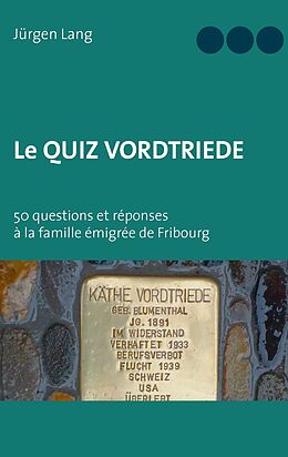 eBook (epub) Le Quiz Vordtriede de Jürgen Lang