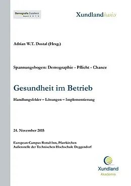 E-Book (epub) Gesundheit im Betrieb von Gabriele Dostal, Horst Kunhardt, Stephan Gronwald