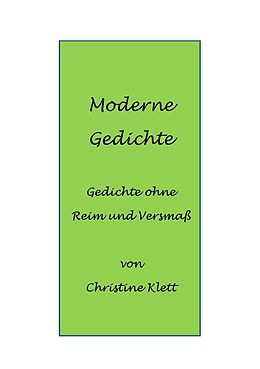 E-Book (epub) Moderne Gedichte von Christine Klett