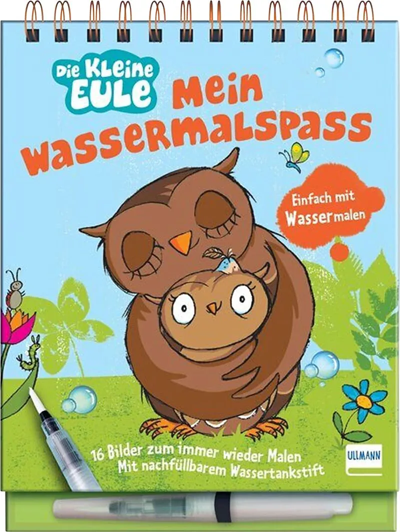 Mein Wassermalspaß - Die kleine Eule