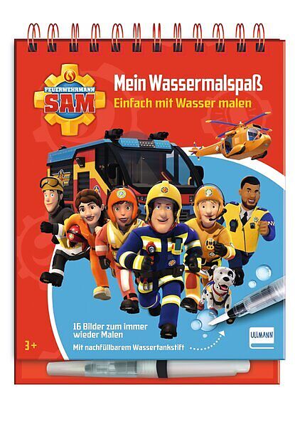 Mein Wassermalspaß  Feuerwehrmann Sam