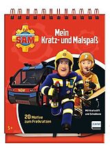 Fester Einband Mein Kratz- und Malspaß  Feuerwehrmann Sam von 