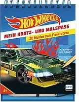 Fester Einband Mein Kratz- und Malspaß  Hot Wheels von 