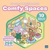 Kartonierter Einband 3D-Cozy-World Stickerbuch - Comfy Spaces von Luli Bunny