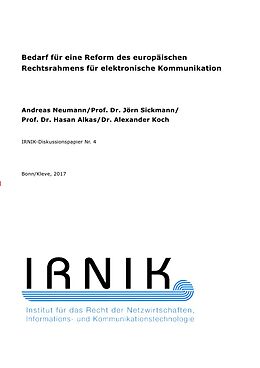 Kartonierter Einband IRNIK-Diskussionspapiere / IRNIK-Diskussionspapier Nr. 4 von Andreas Neumann, Jörn Sickmann, Hasan Alkas