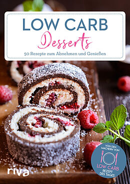 Kartonierter Einband Low-Carb-Desserts von Low-Carb-Rezept des Tages