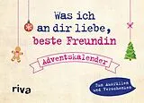 Fester Einband Was ich an dir liebe, beste Freundin Adventskalender. Hardcover-Ausgabe von Alexandra Reinwarth