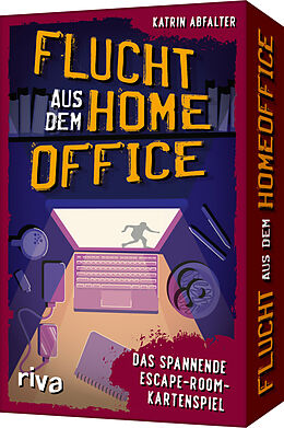 Textkarten / Symbolkarten Flucht aus dem Homeoffice von Katrin Abfalter