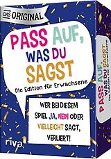 Textkarten / Symbolkarten Pass auf, was du sagst Die Edition für Erwachsene von Emma Hegemann