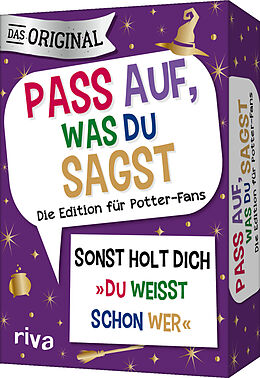 Textkarten / Symbolkarten Pass auf, was du sagst  Die Edition für Potter-Fans von Emma Hegemann